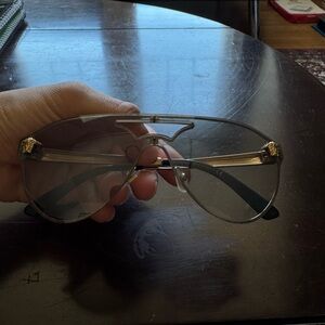 Versace Gold and Black Women's Glasses